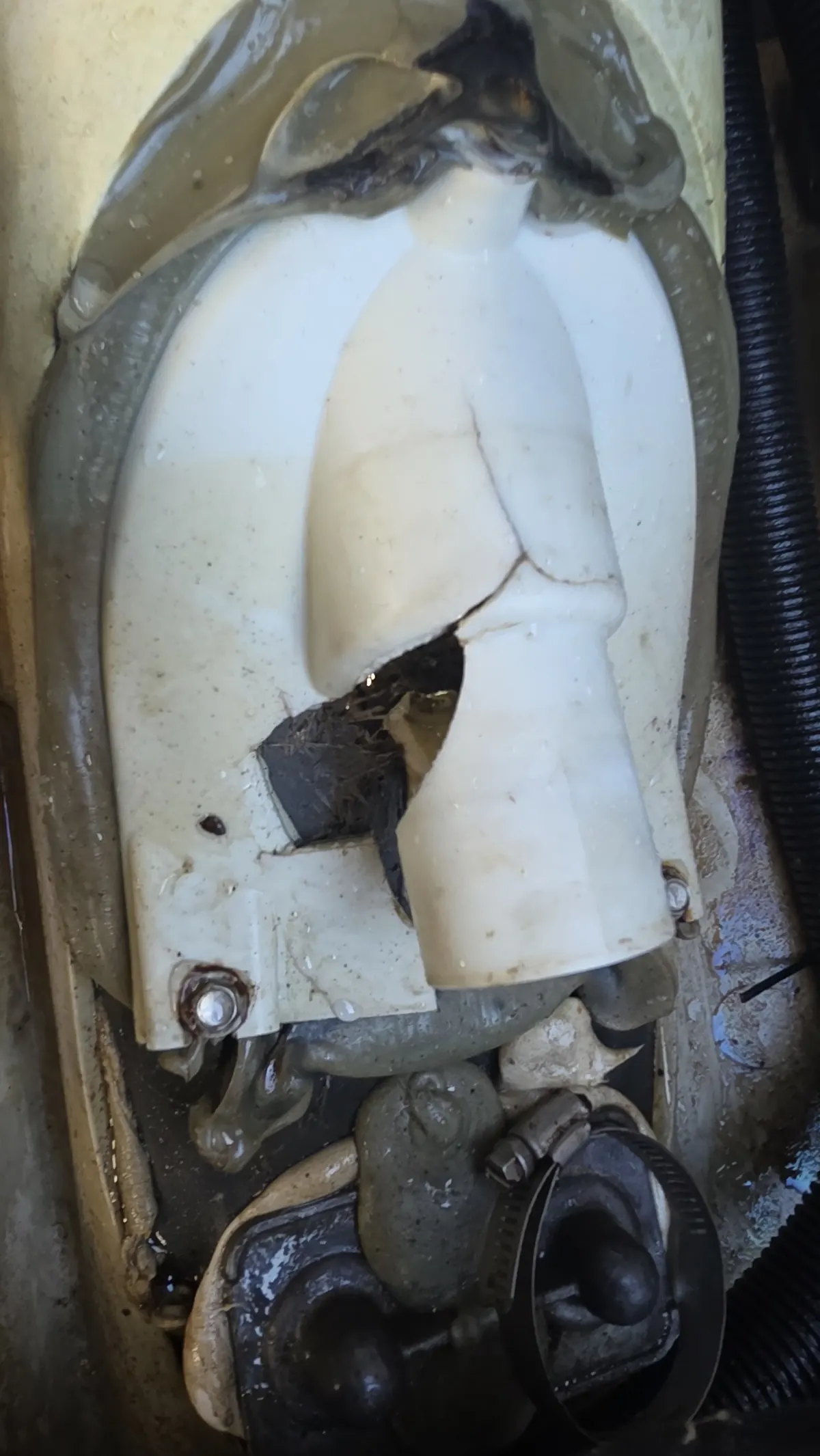 Pipe before repair